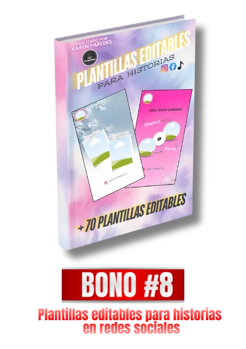 Modelos editáveis para stories